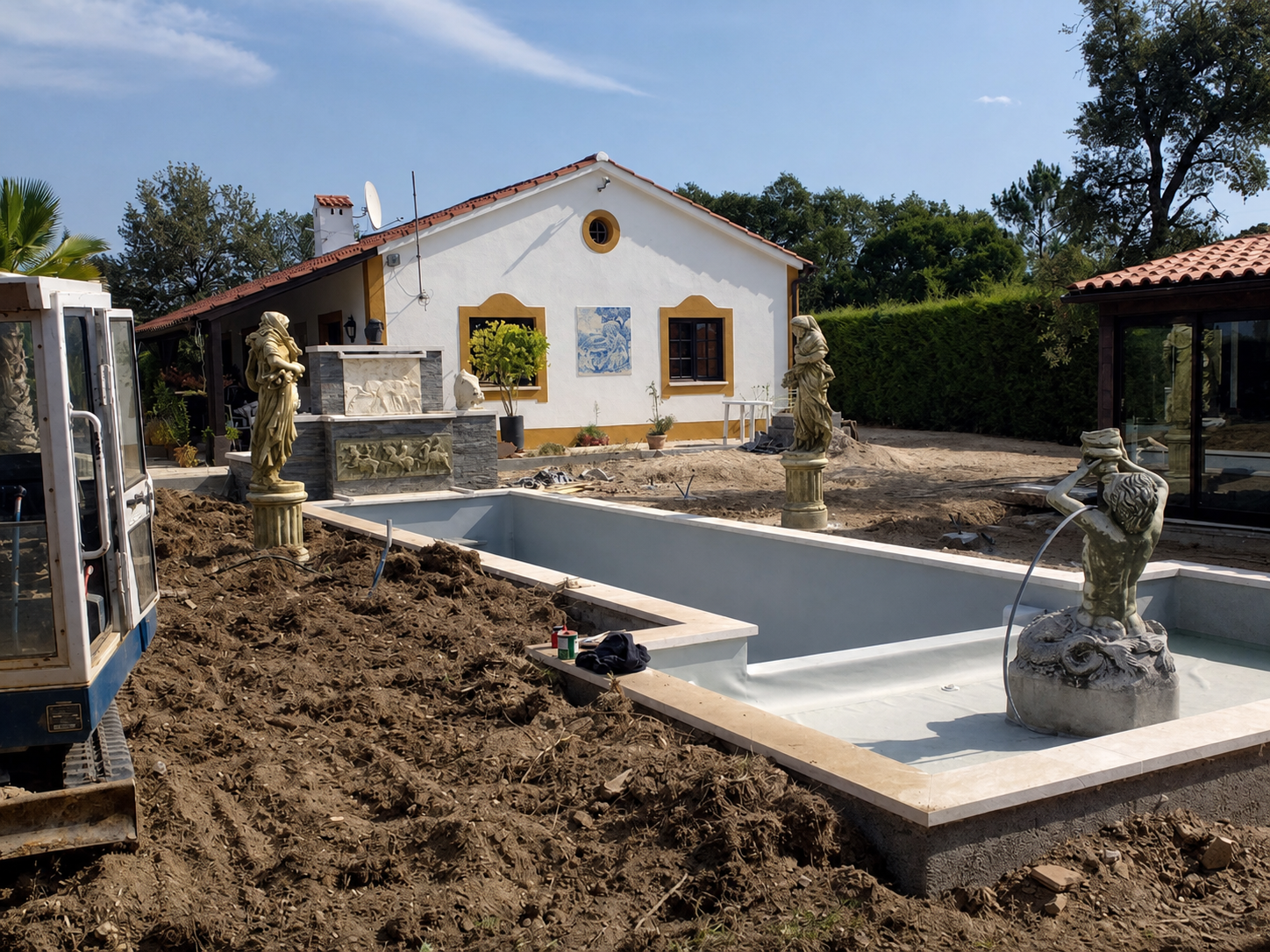 Piscinas — trabalho da Pedro Ribeiro, Lda.